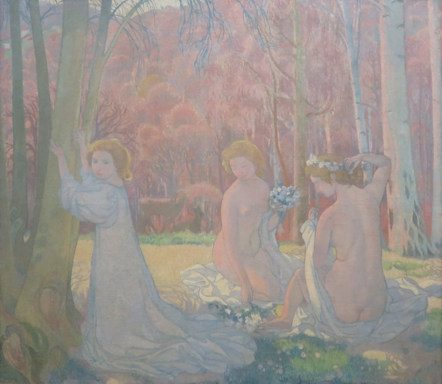 Figurer i et forårssceneri (Hellig skov) - Maurice Denis