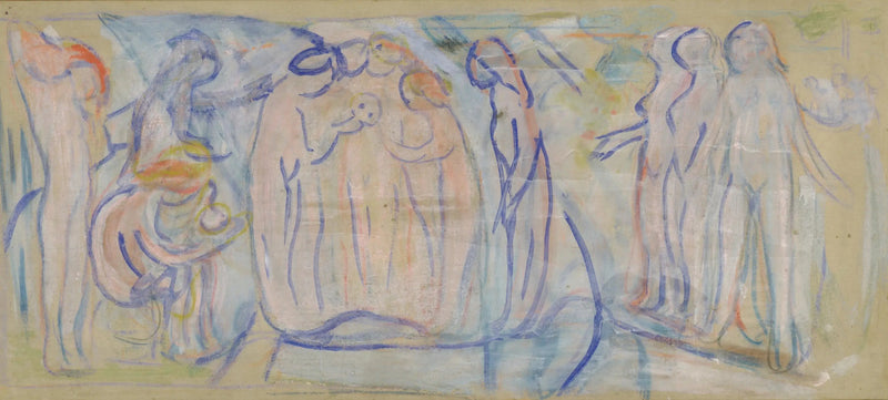 Nøgenfigurer - Edvard Munch