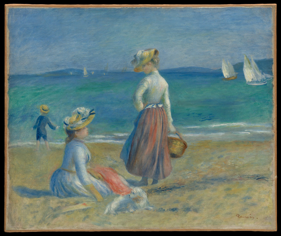 Kvinder på Stranden - Pierre-Auguste Renoir