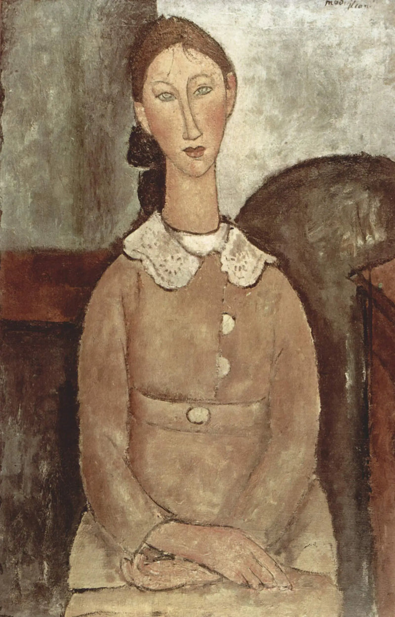 Kjole i gul - Amedeo Modigliani