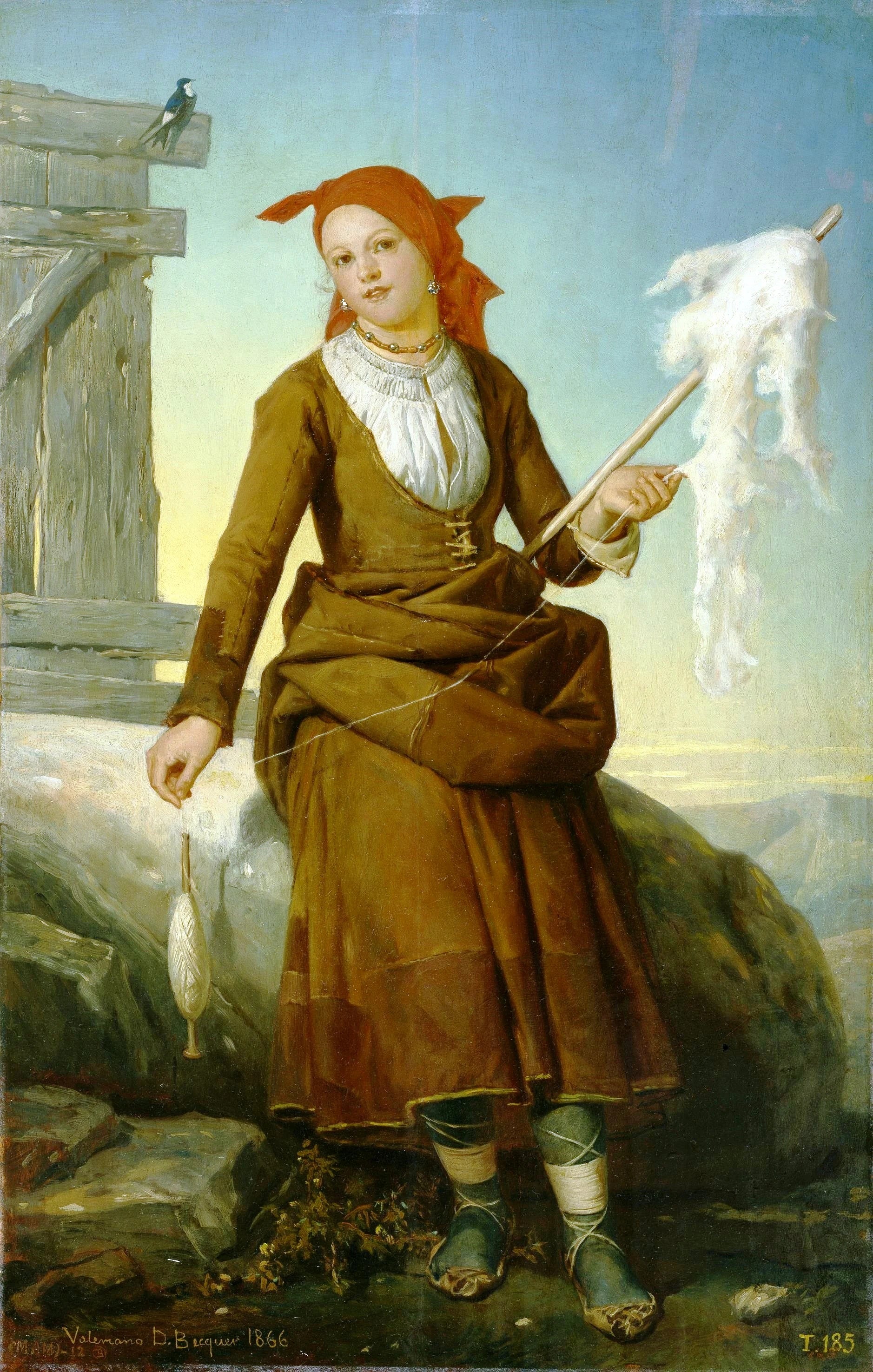 Le fileur - Valeriano Domínguez Bécquer