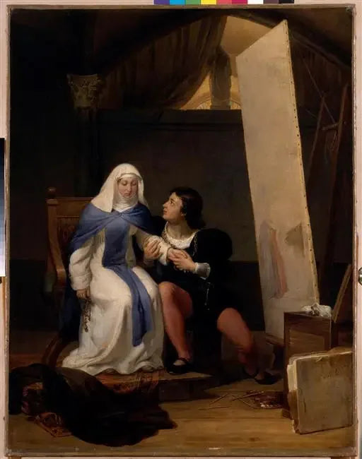 Filippo Lippi og Lucrezia Buti - Paul Delaroche