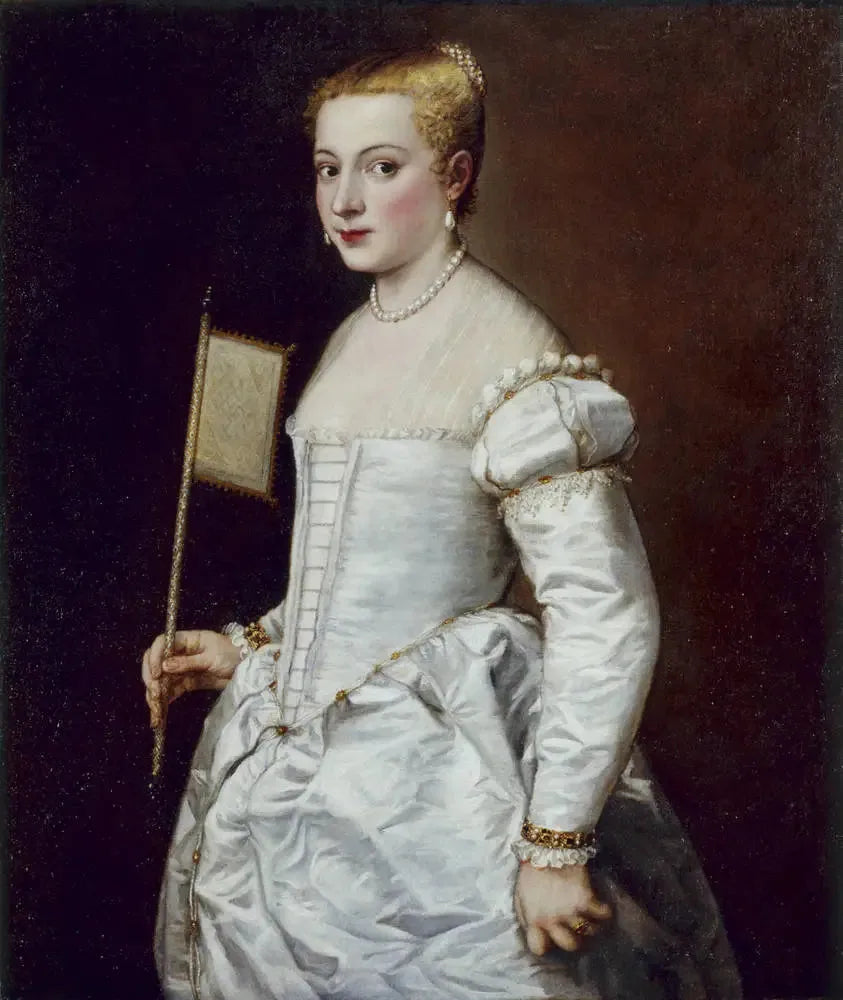 Pige med fanen - Titian