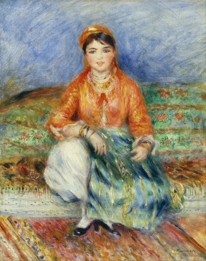 Algerisk pige - Pierre-Auguste Renoir