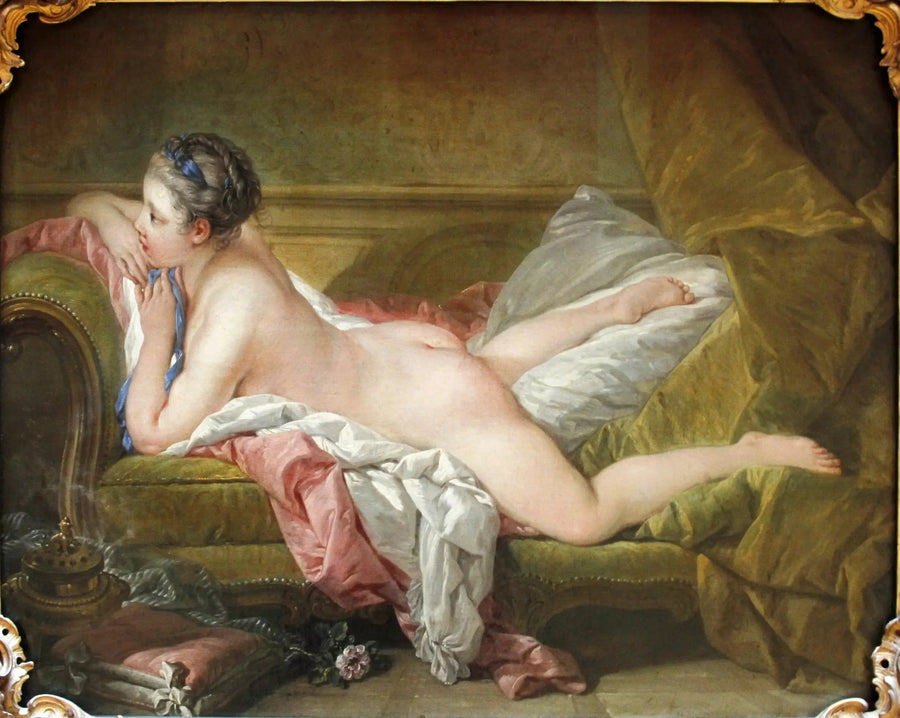 Langelagtig pige - François Boucher