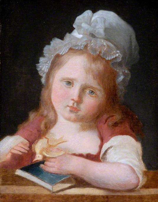 Pige med en død kanariefugl - Jean-Baptiste Greuze
