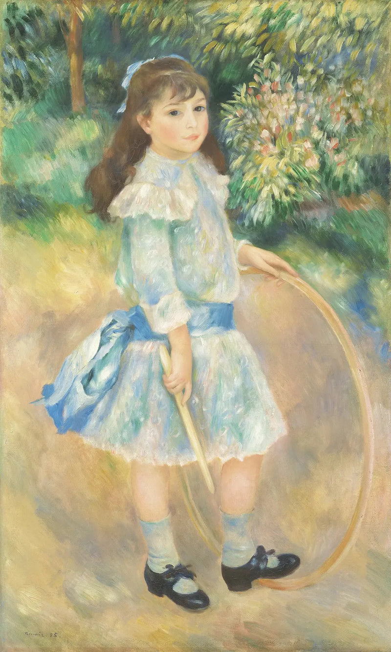Pige med en ring - Pierre-Auguste Renoir