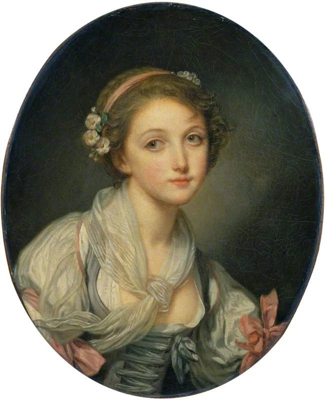 Pige med et tørklæde i gaze - Jean-Baptiste Greuze