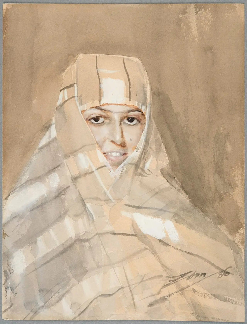 Bedeinsk pige - Anders Zorn