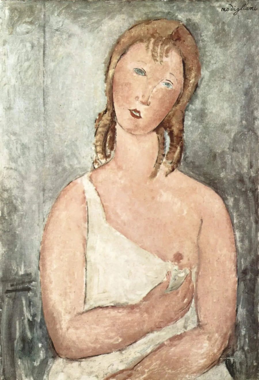Pige i skjorte - Amedeo Modigliani