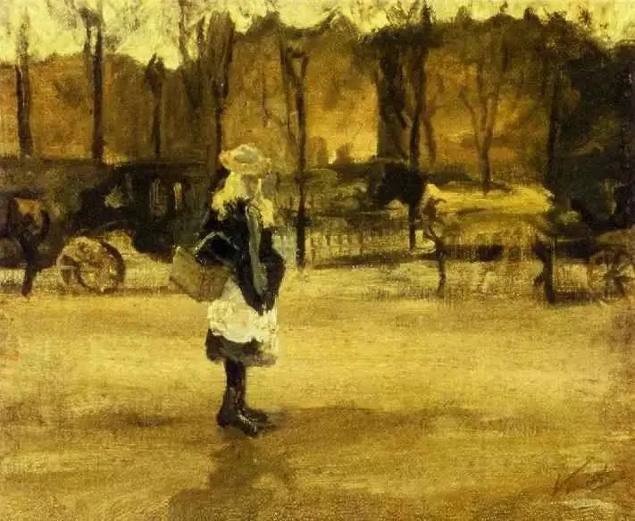 Pige på gaden - Vincent van Gogh