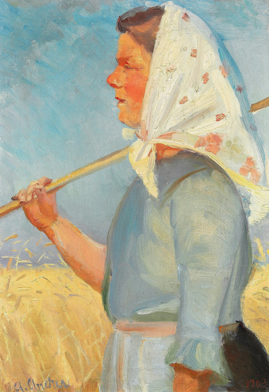 Høstpigen - Anna Ancher