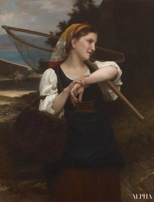 Fille de pêcheur - William Bouguereau - Reproductions de tableaux et peintures haut de gamme