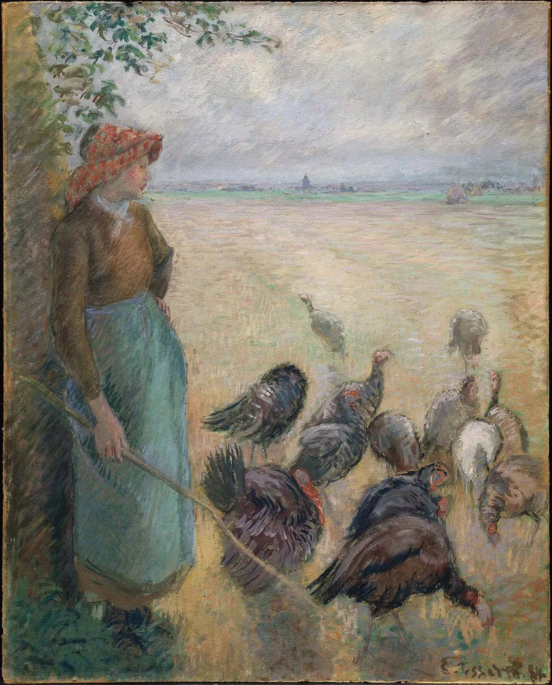 Tyrkisk Pige - Camille Pissarro