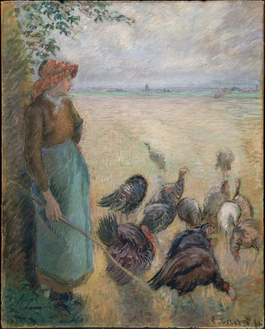 Tyrkisk Pige - Camille Pissarro