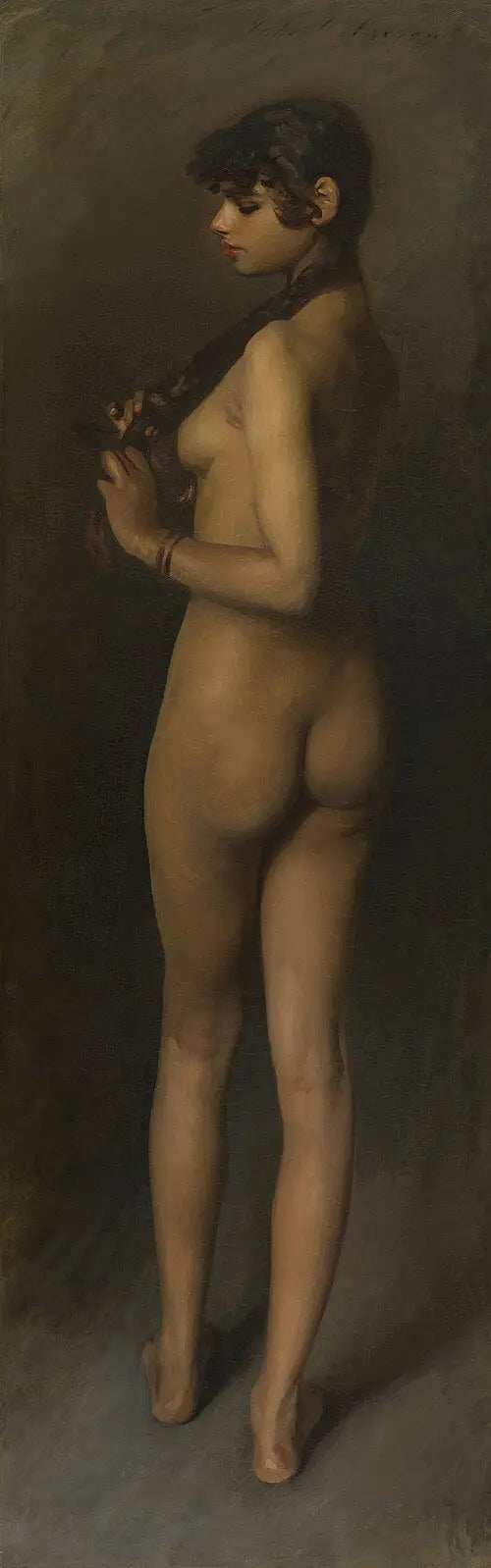 Nøgen egyptisk pige - John Singer Sargent