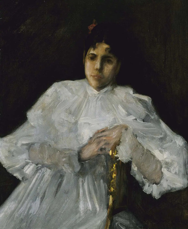 Pige i hvid - William Merritt Chase