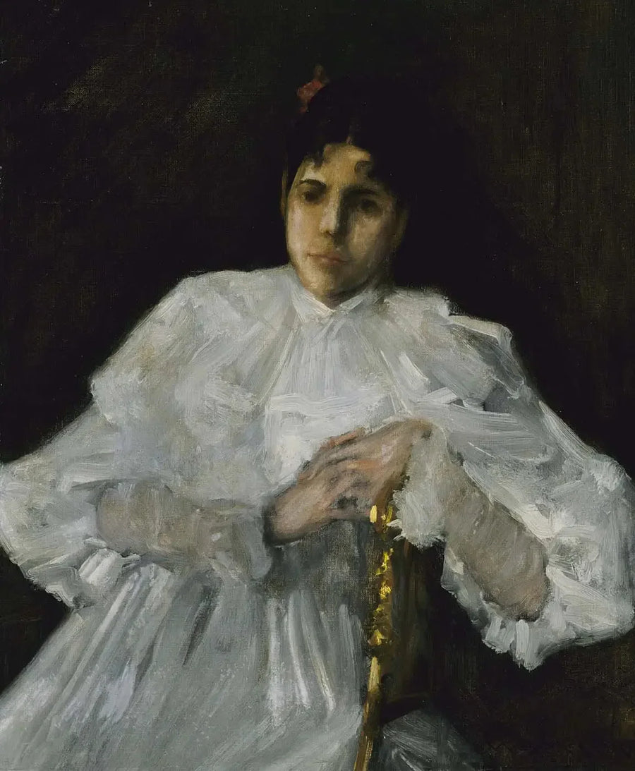 Pige i hvid - William Merritt Chase