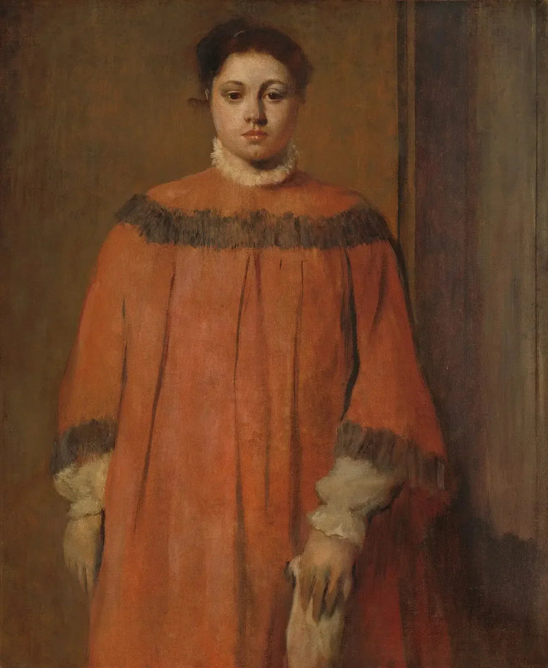 Pige i rød - Edgar Degas