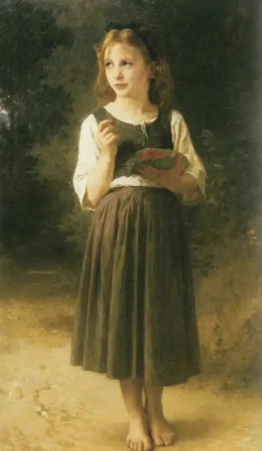 Hindbærpige - Bouguereau