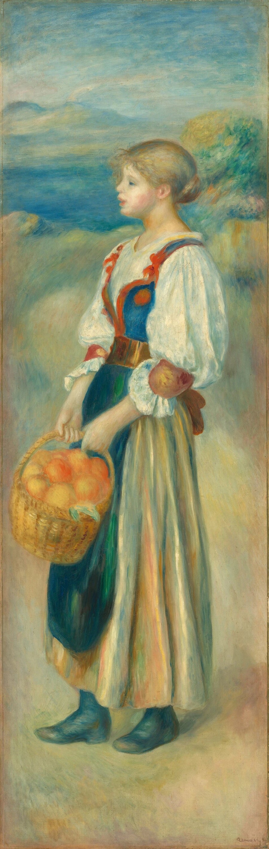 Appelsælgeren - Pierre-Auguste Renoir