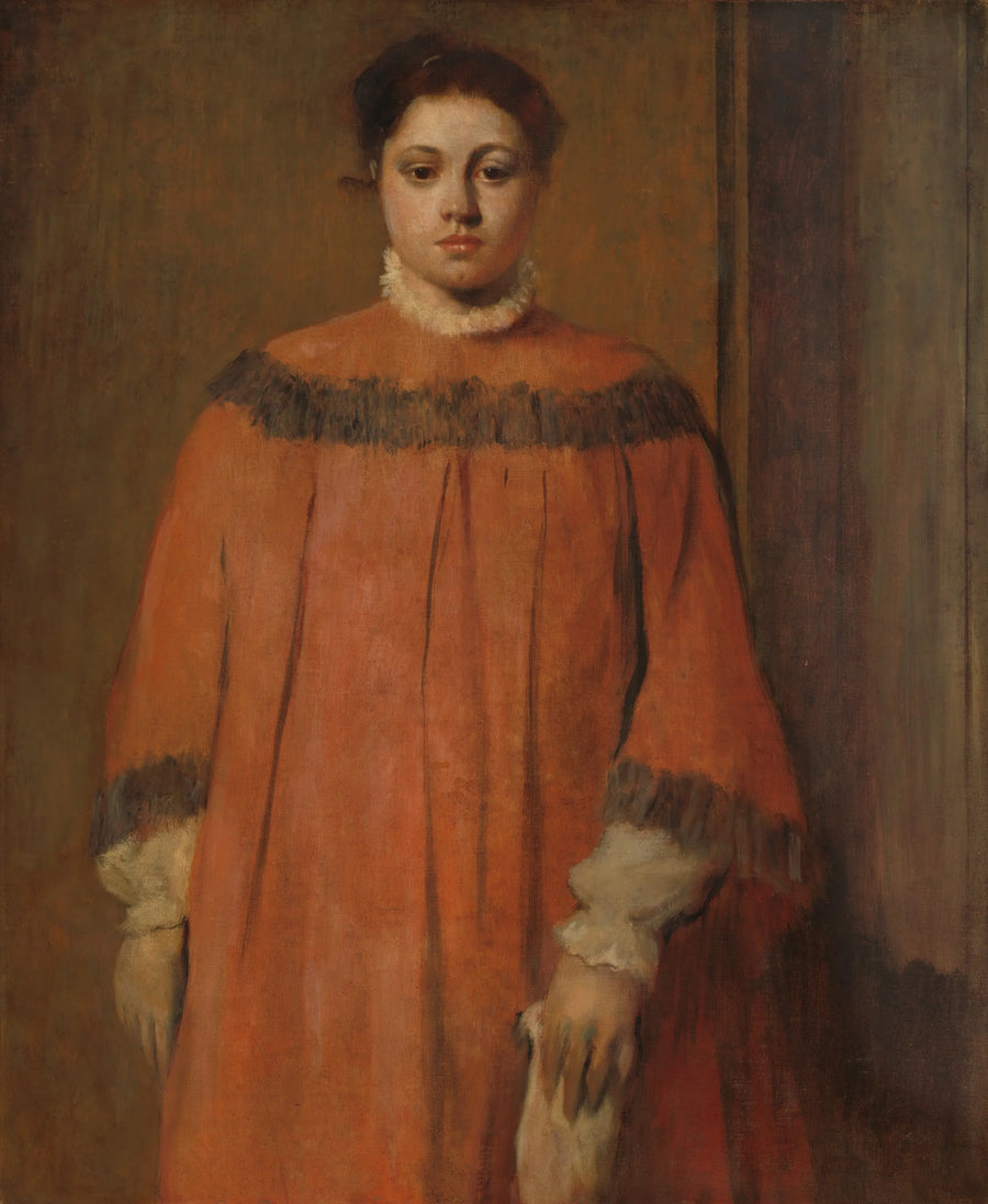 Pige i rød - Edgar Degas