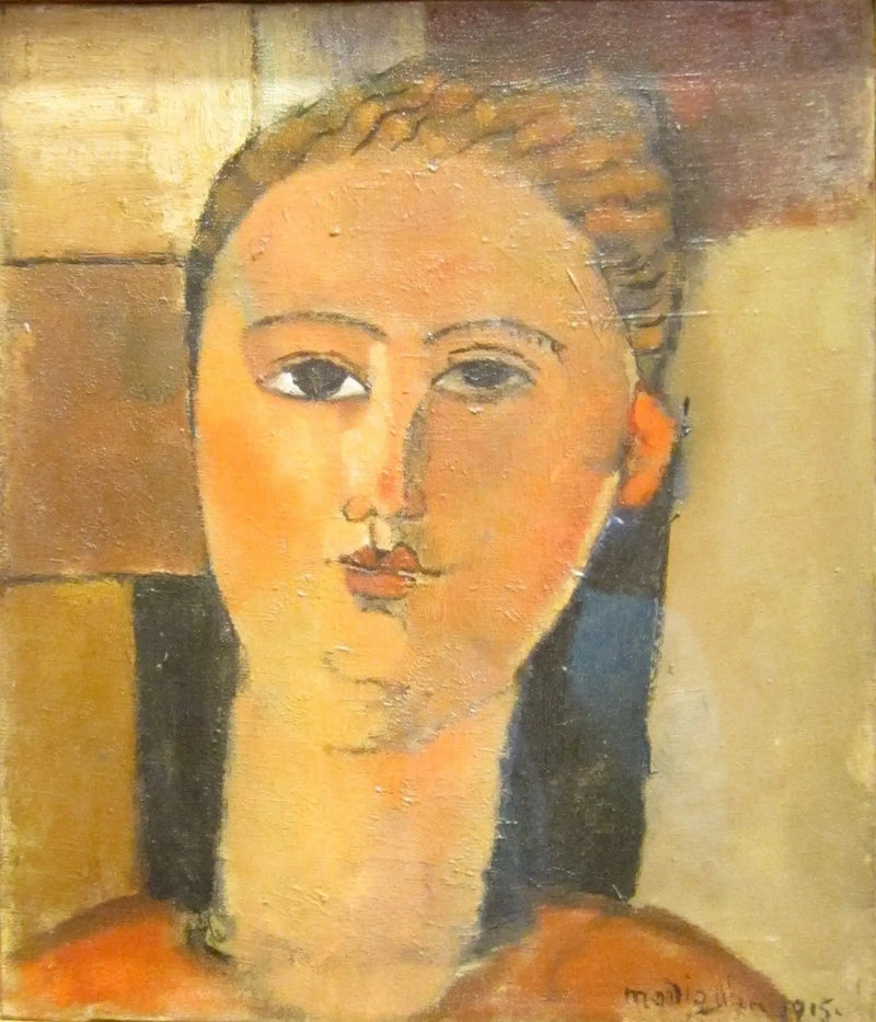 Rød pige - Amedeo Modigliani