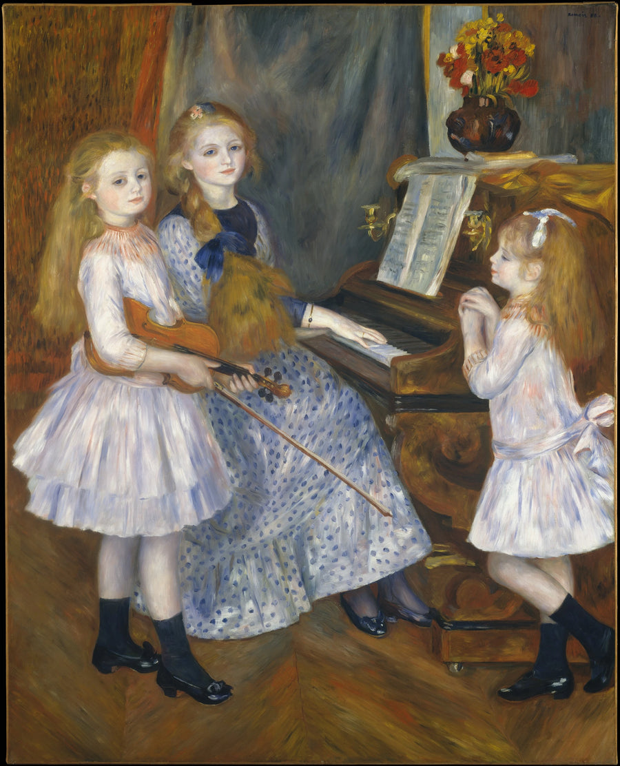 Catulle Mendès' Døtre - Pierre-Auguste Renoir