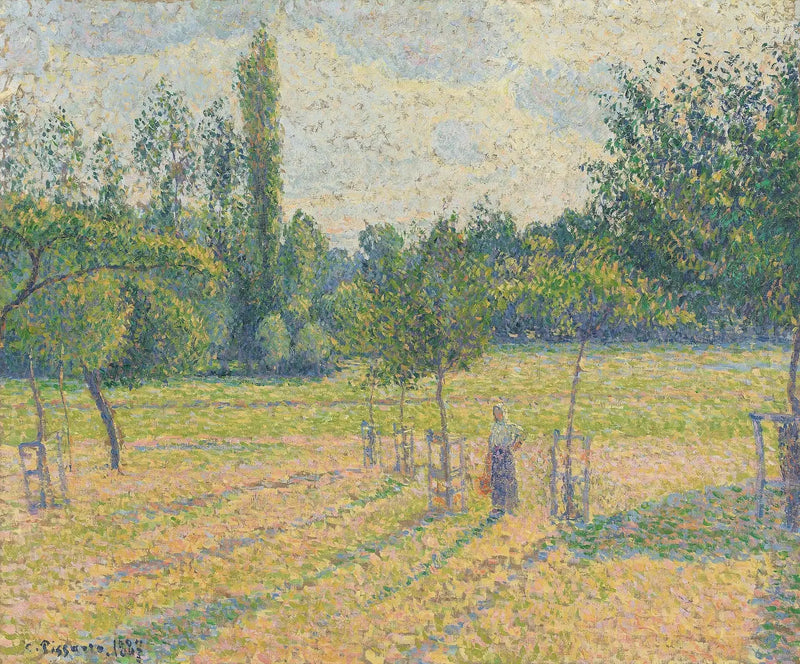 Eftermiddag i vores eng - Camille Pissarro