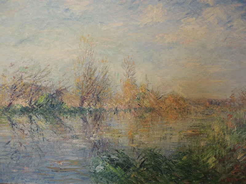Slutningen af efteråret, Eure-floden ved Vaudreuil - Gustave Loiseau
