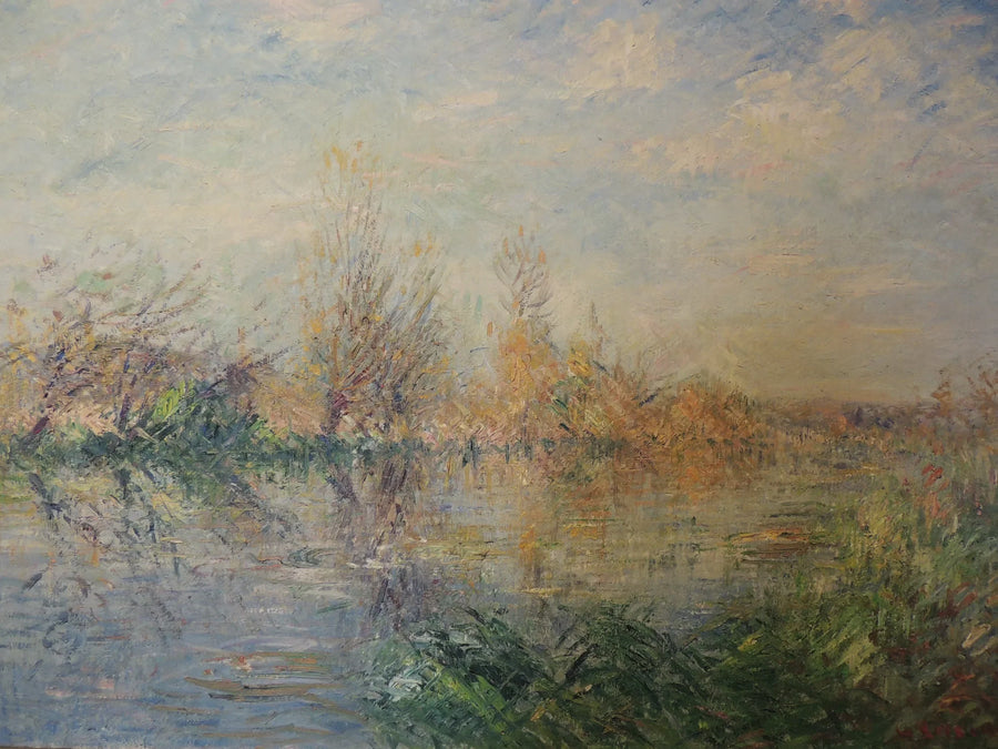 Slutningen af efteråret, Eure-floden ved Vaudreuil - Gustave Loiseau
