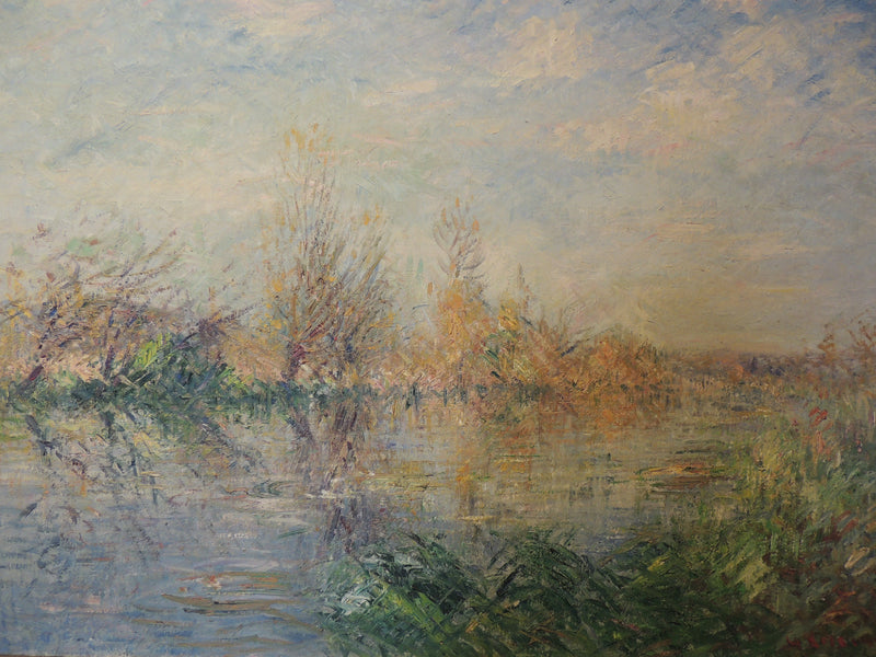 Slutningen af efteråret, Eure-floden ved Vaudreuil - Gustave Loiseau