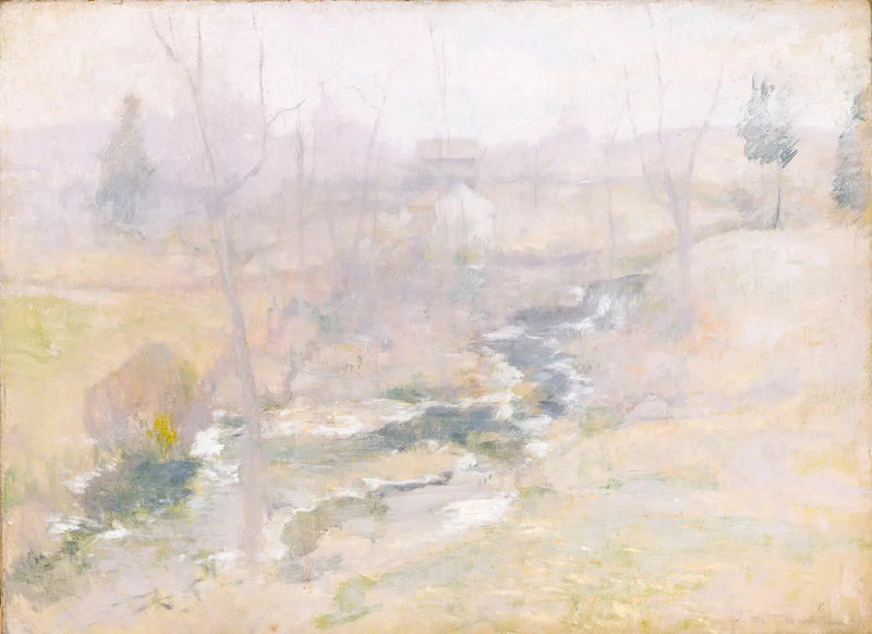 Slutningen på vinteren - John Henry Twachtman