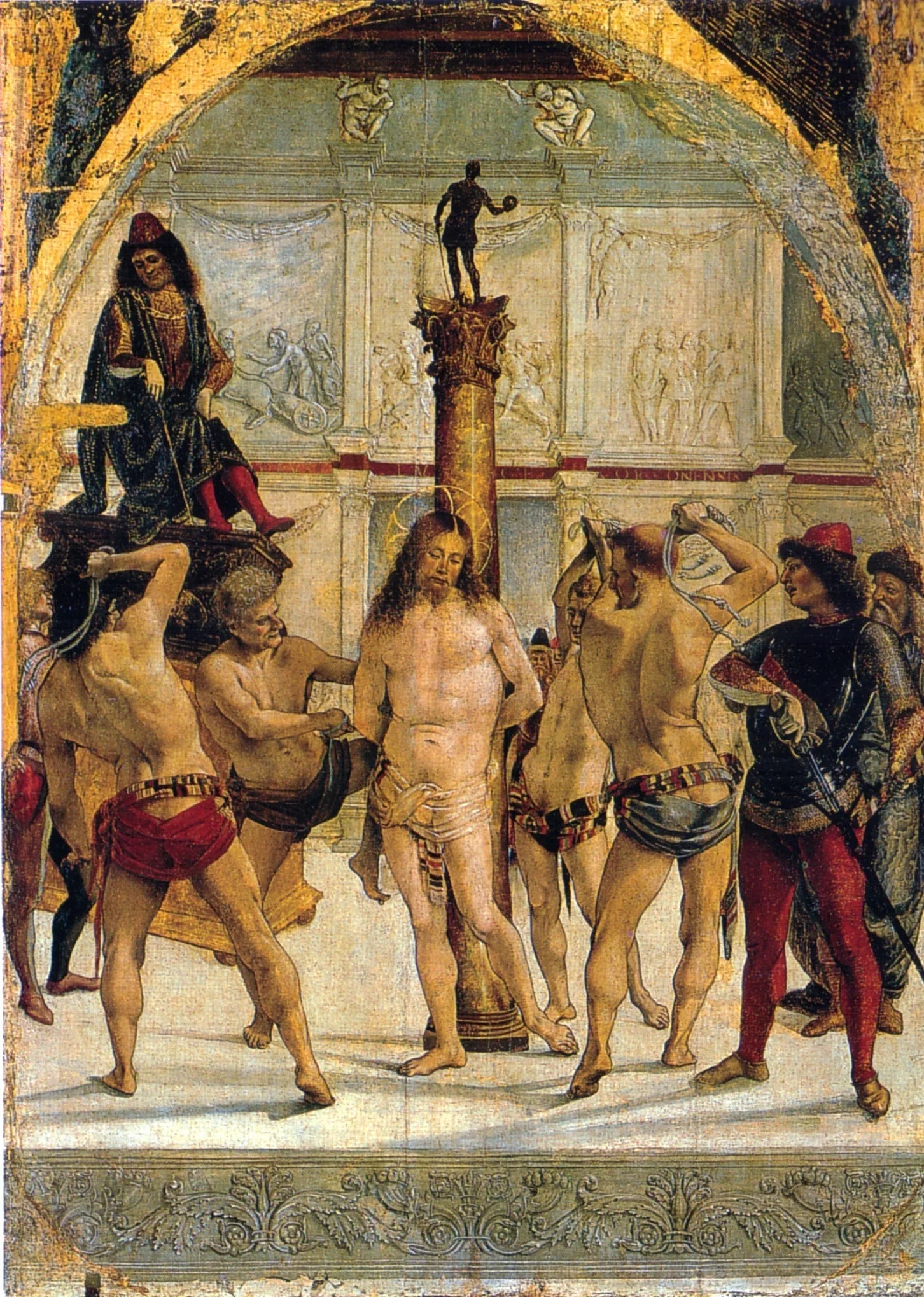 Flagellation - Luca Signorelli image 1 reproduction d’œuvre d’art à l’huile