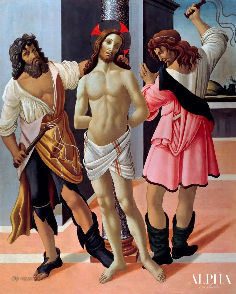 Flagellation - Sandro Botticelli - Reproductions de tableaux et peintures haut de gamme