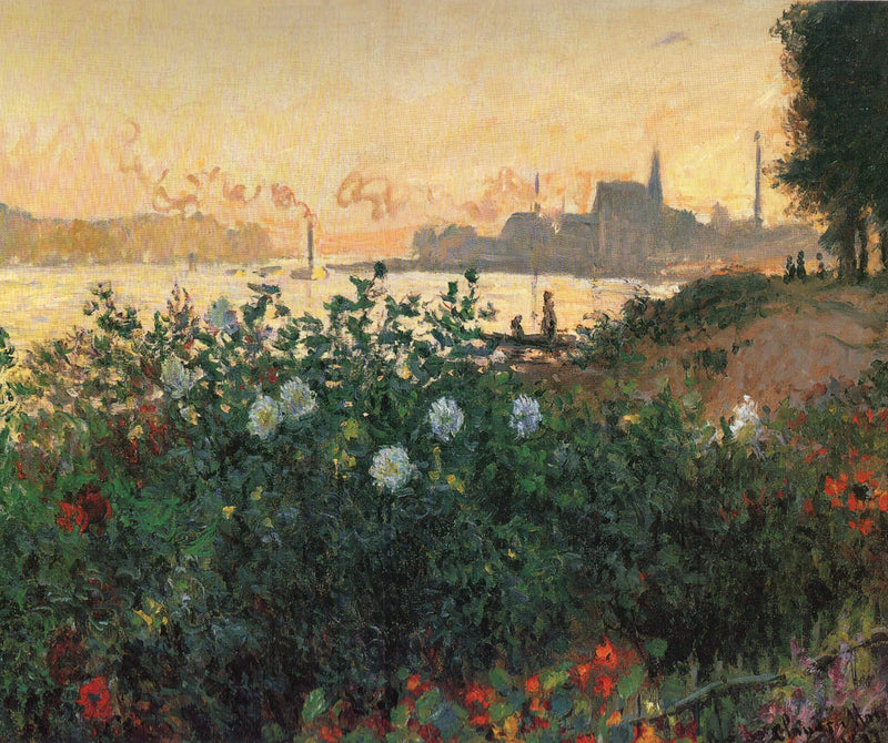 Blomster på bredden af Seinen, Argenteuil W453 - Claude Monet