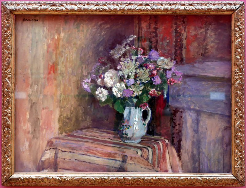 Blomster i en vase - Édouard Vuillard