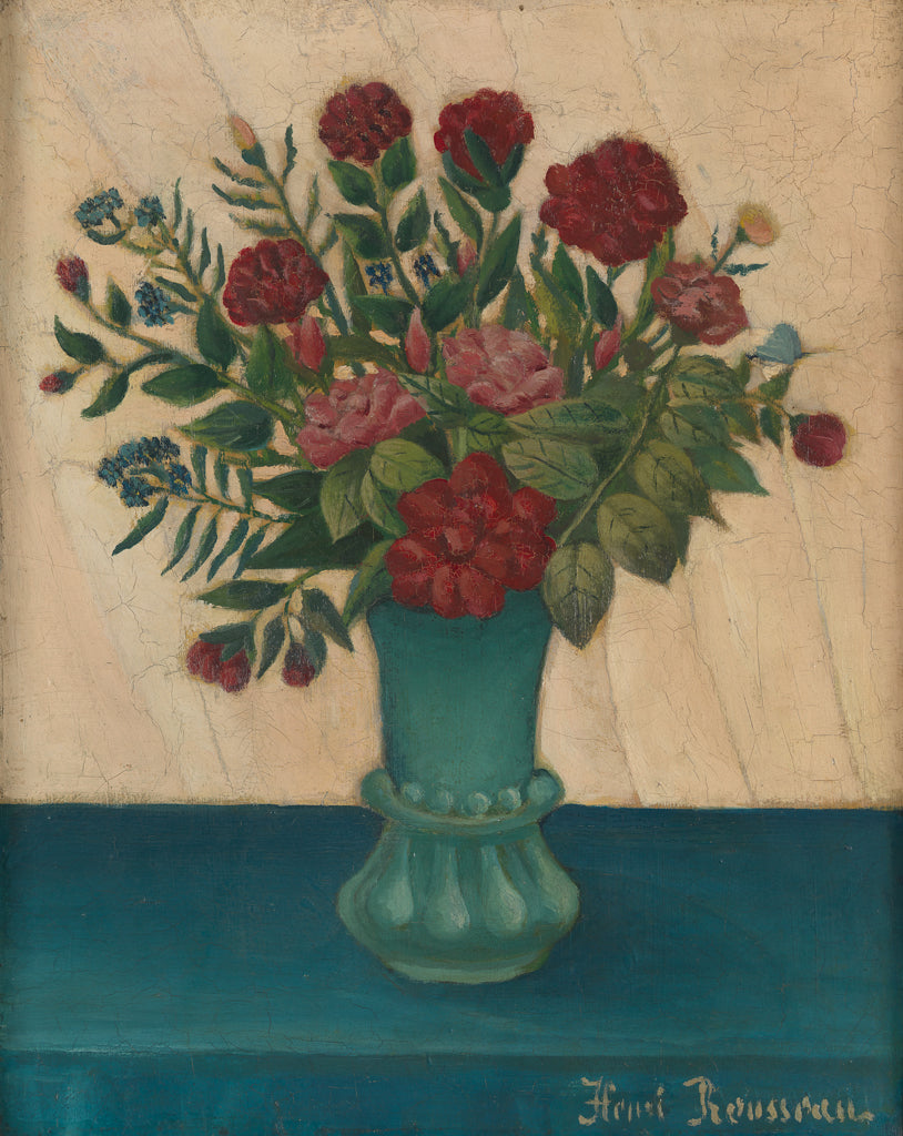 Blomster i en vase - Henri Rousseau