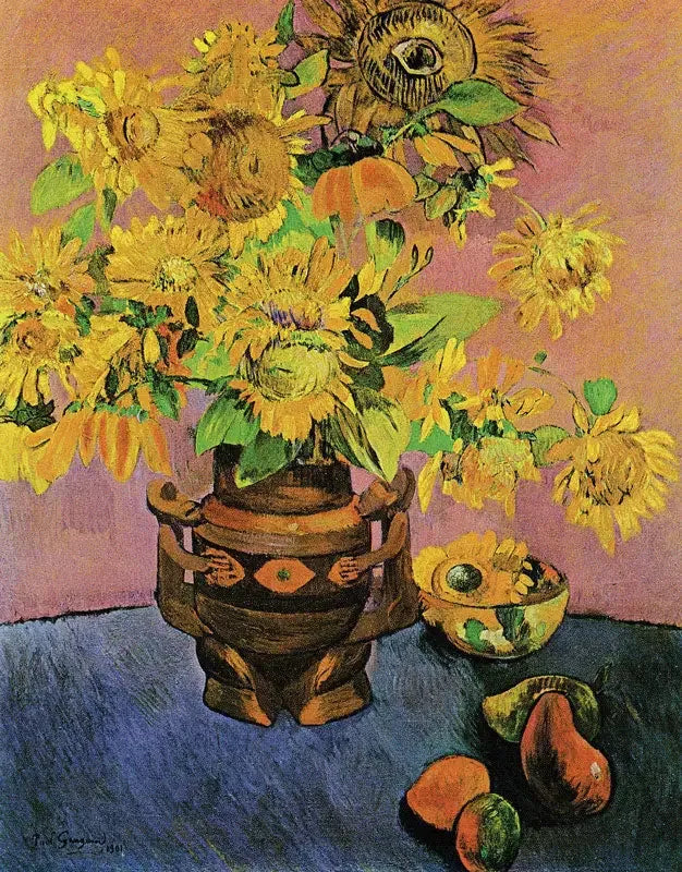 Solsikker og mangoer - Paul Gauguin