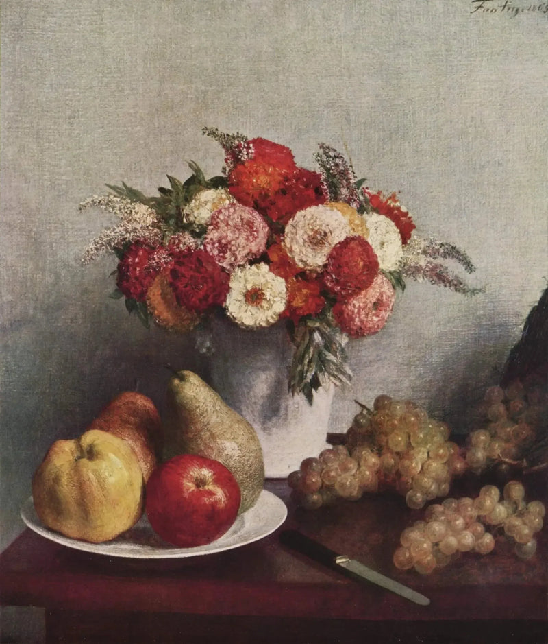 Blomster og frugt - Henri Fantin-Latour
