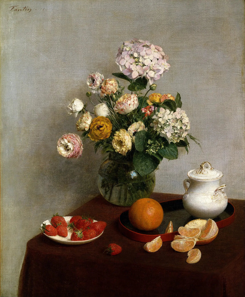 Blomster og frugt - Henri Fantin-Latour
