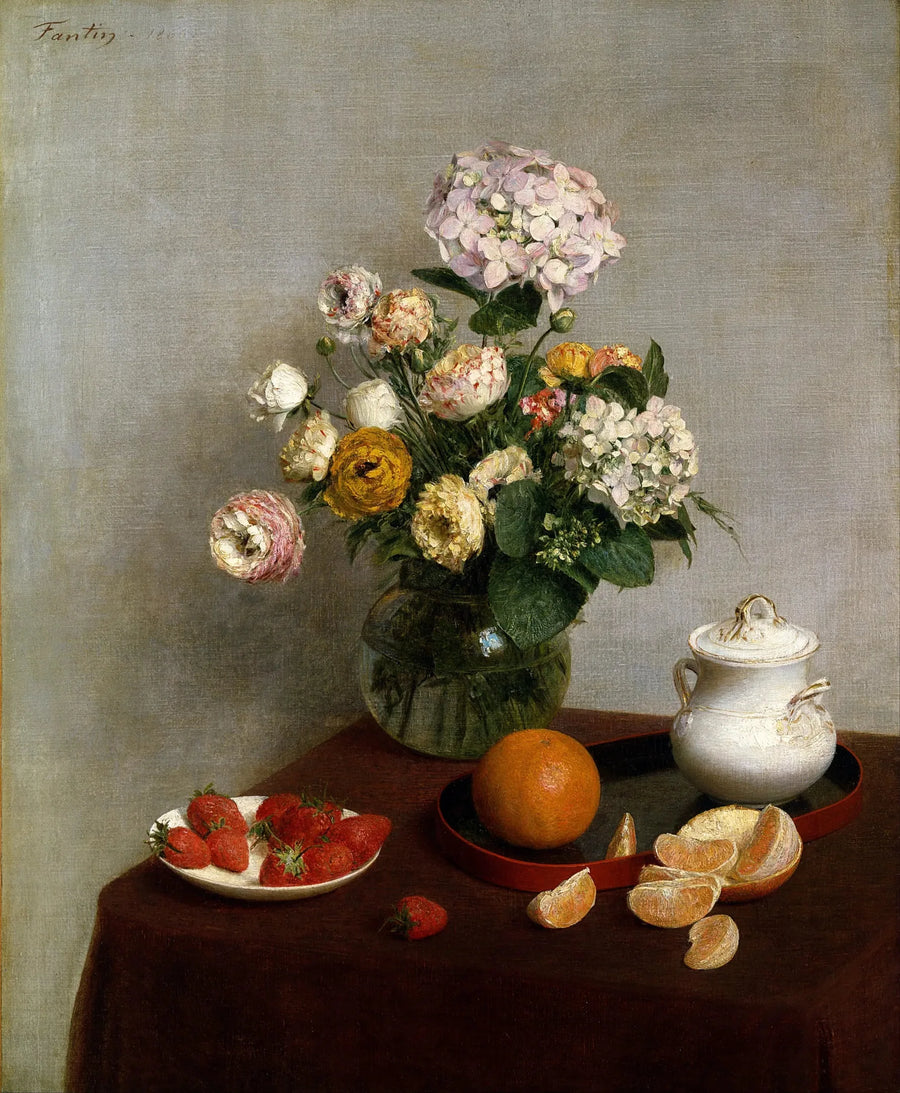 Blomster og frugt - Henri Fantin-Latour