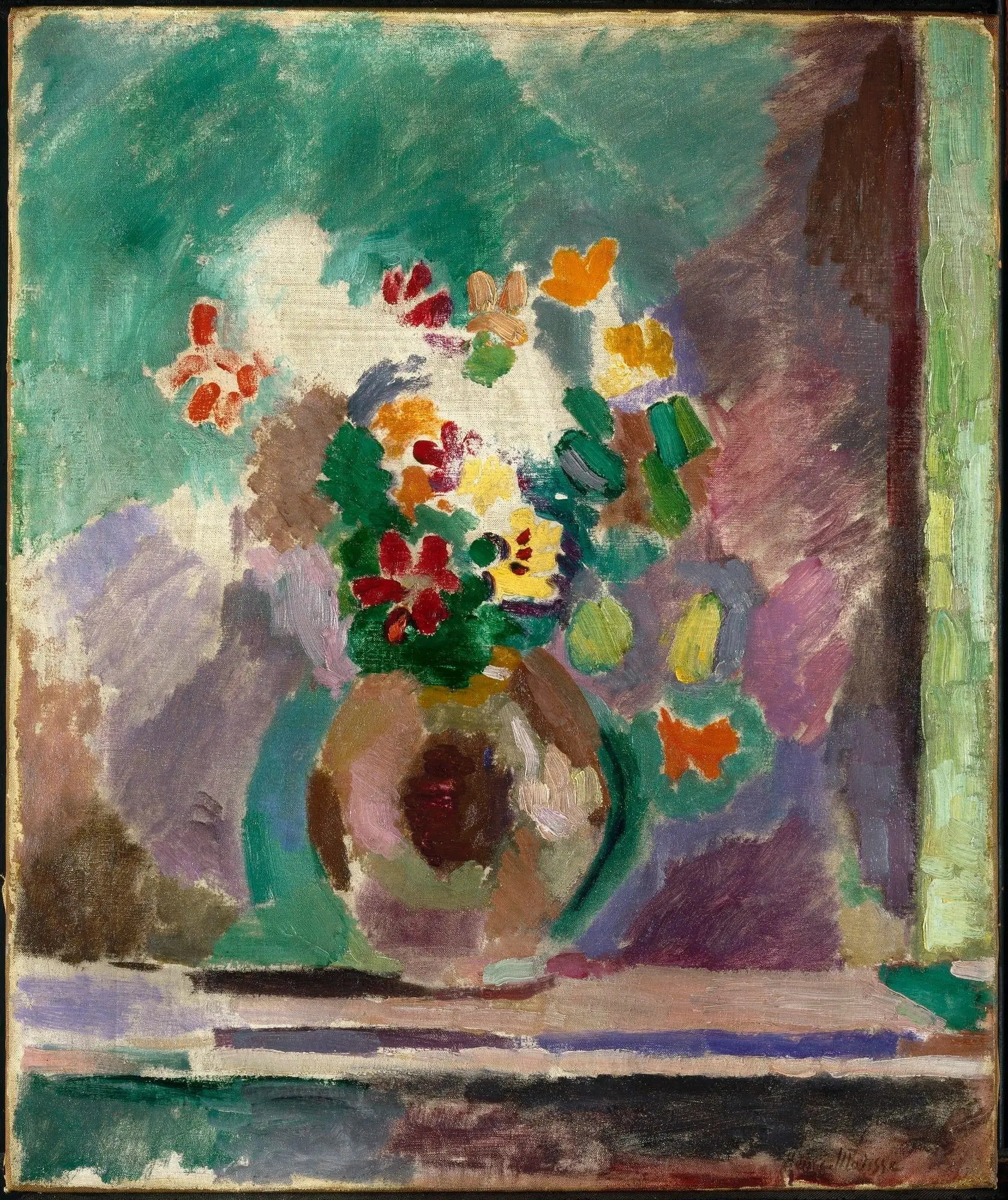 Fleurs - Henri Matisse image 1 reproduction artisanale de tableau