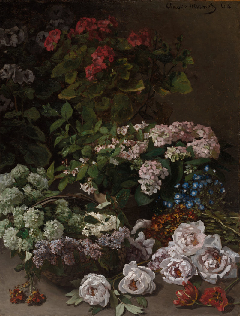 Forårsblomster W20 - Claude Monet