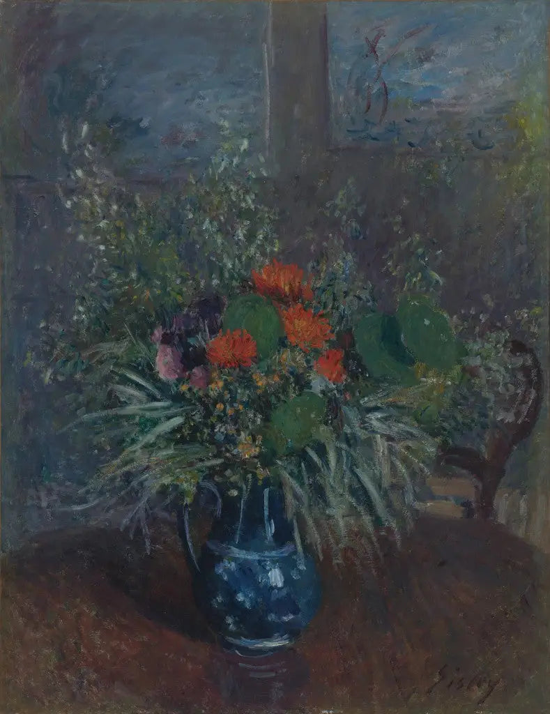 Vilde blomster - Alfred Sisley
