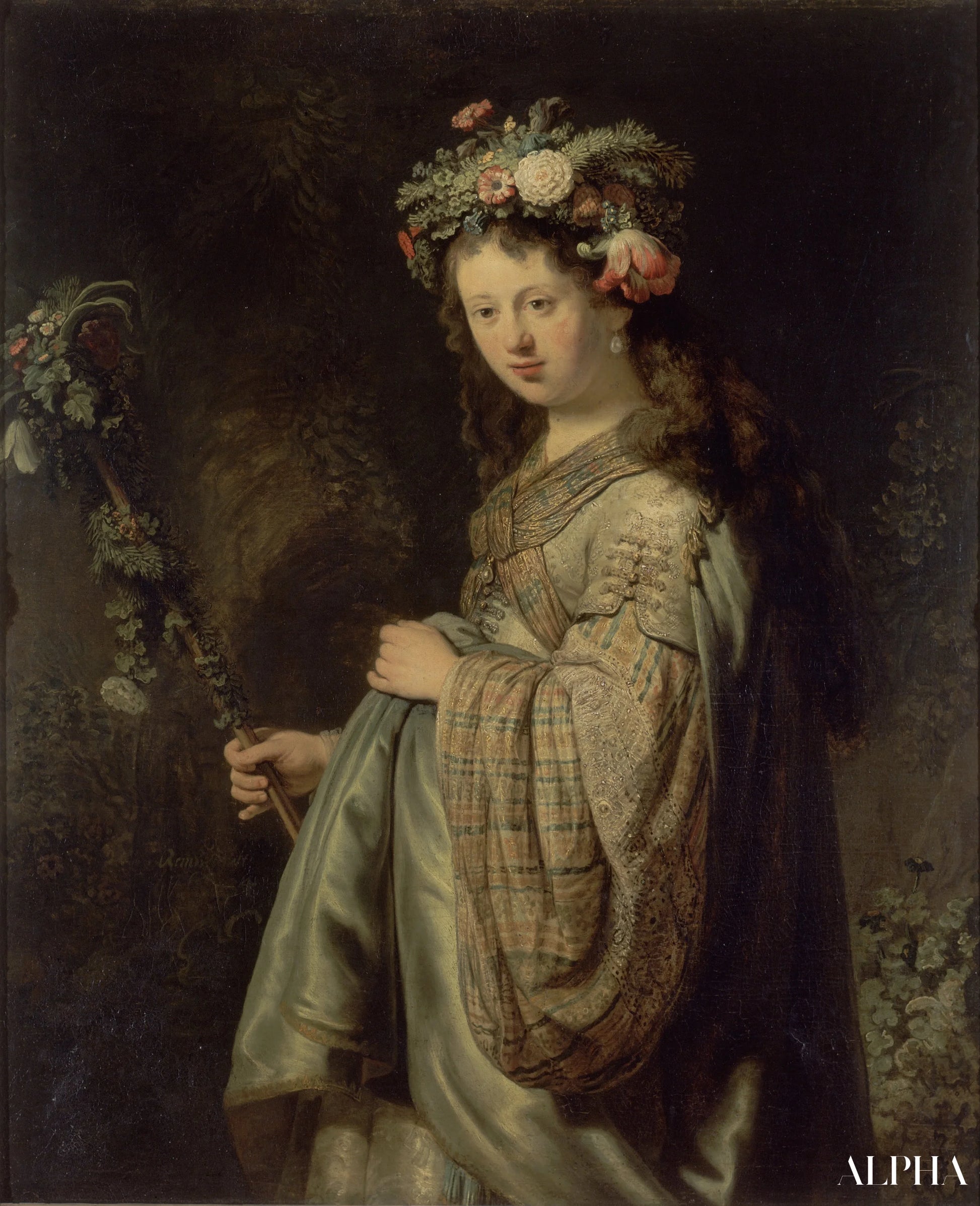Flora - Rembrandt van Rijn - Reproductions de tableaux et peintures haut de gamme