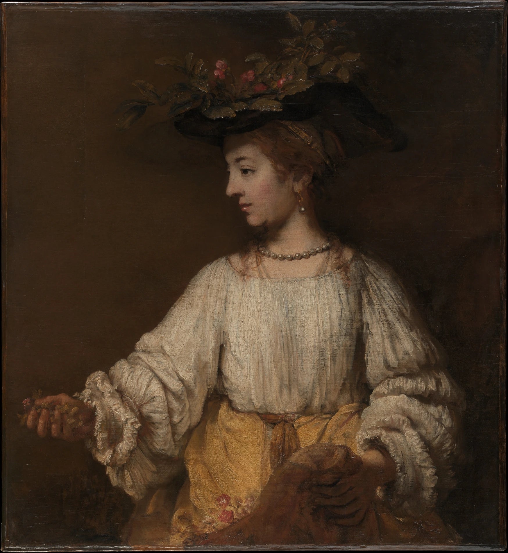 Flore, vers 1654 — Rembrandt