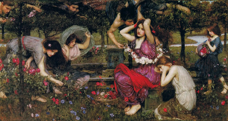 Flore og zephyrerne - John William Waterhouse