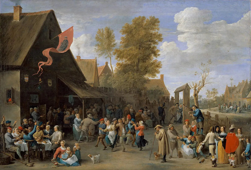 Landsbymarked - David Teniers den Yngre