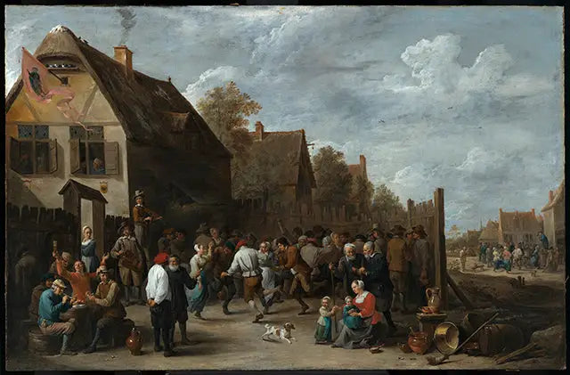 Landsbymarked - David Teniers den Yngre